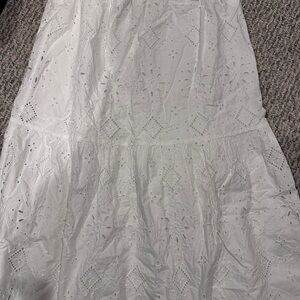 White Eyelet Dress